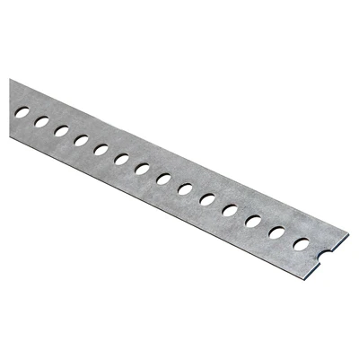Sllotted Steel Flat Bar, 1-3/8 x 36 In.
