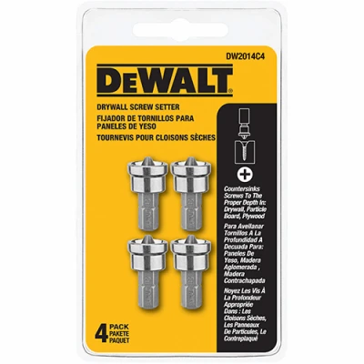 Drywall Screw Setter, 4 Pk.