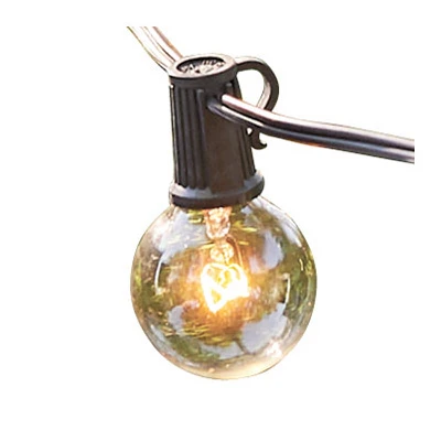 Monaco 25-light Incandescent String Light Set, 25 Ft. With Black Cord