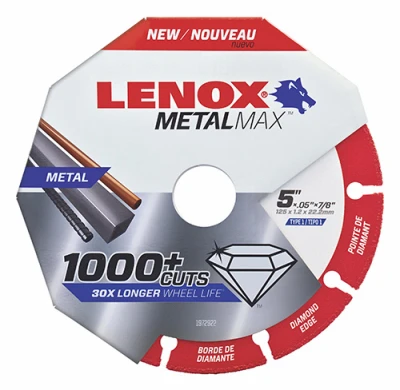 MetalMax Cut-Off Wheel, Diamond Edge, 5 x 7/8 In.