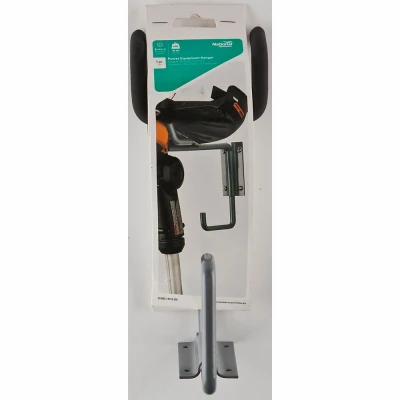 Power Equipment Hanger Black Vinyl-Coated Steel Heavy Duty Wall Mount