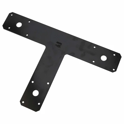 T-Plate, Black, 12 x 8 In.