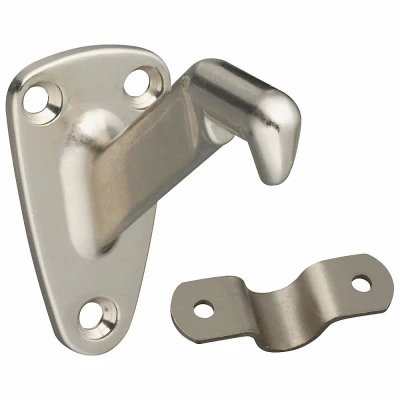 2-Pc. Handrail Bracket, Satin Nickel