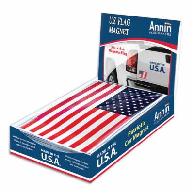 U.s. Patriotic Flag Magnet, 5 X 8-inch For Cars, Lockers, And More