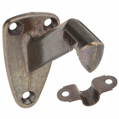 2-Pc. Handrail Bracket, Antique Brass