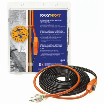 Automatic Water Pipe Heating Cable, Freeze Protection, 3 Ft