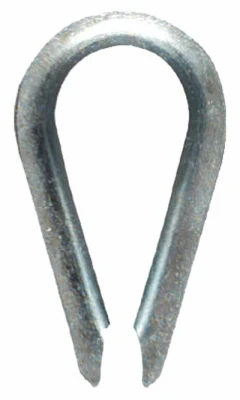 Rope Thimble, Zinc, 3/8 In.