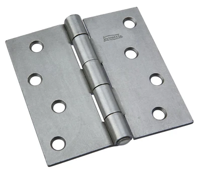 Tight Pin Hinge, Steel, 4 x 4 In.
