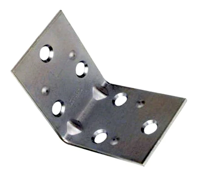 Double Corner Brace, 1.5 x 1.5 In.