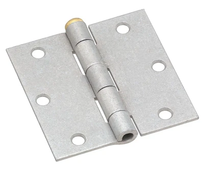 Loose Pin Hinge, Galvanized, 3-1/2 In.
