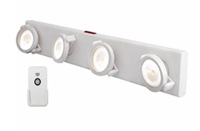 LED Track Light With Remote, White