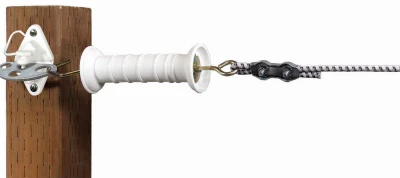 Electric Bungy Gate, Black and White, 16 Feet Length