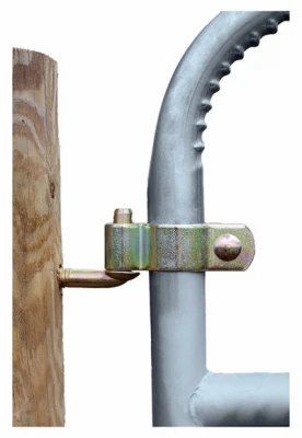 Gate Hinge Kit For 1-5/8 To 2-inch Round Tube Gates With Hardware