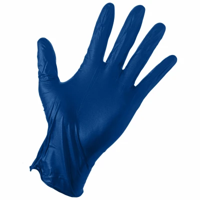 Latex Gloves, Heavy-Duty, Blue, Men's L, 50-Ct.