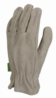 Garden Gloves, Cowhide Suede Leather, Women's Medium