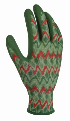 Garden Gloves, Latex-Coated, Knit Shell, Women's Large