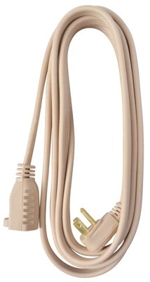 Major Appliance or A/C Cord, 14/3 SPT-3, Beige, 9-Ft.