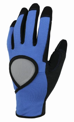 High-Performance Work Gloves, Synthetic Leather, Spandex Shell, Women's Large