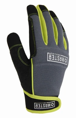 High-performance Men's Xxl Work Gloves, Synthetic Leather & Spandex Shell