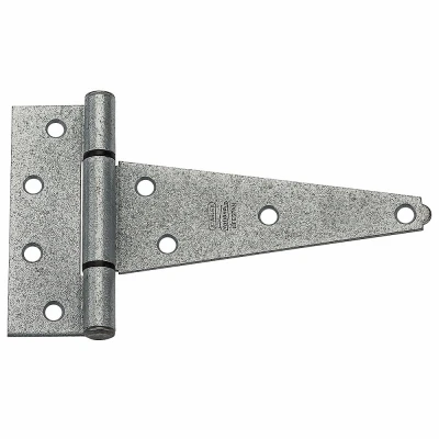 Gate T-Hinge, Extra Heavy Duty, Galvanized, 6 In.