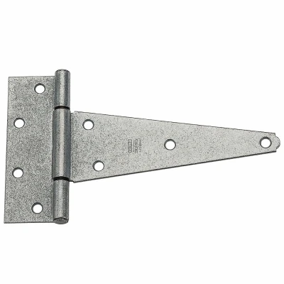Gate T-Hinge, Extra Heavy Duty, Galvanized, 8 In.