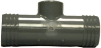 Poly Pipe Insert Tee, 1-1/2 x 1-1/2 x 3/4 In. FIP