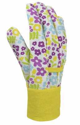 Garden Gloves, Cotton Canvas, Women's Medium