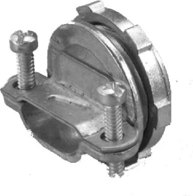 Clamp Connector, Twin Screw, Zinc, 1-In.