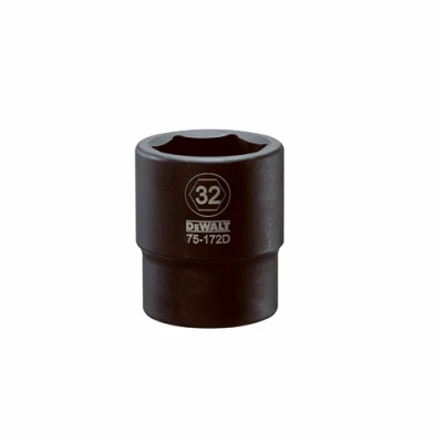 DeWalt Metric Impact Socket 6 Point 3 4 In. Drive 32mm Round s True Value Hardware