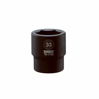 Metric Impact Socket, 6-Point, 3/4 In. Drive, 33mm