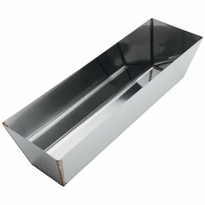 Heliarc Stainless Steel Mud Pan, 12 Inch, Durable Construction