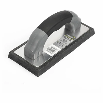 Masonry Float Molded Rubber 9 Inch by 4 Inch for Concrete and Stucco Finishing
