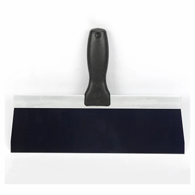 Taping Knife, Plastic Handle, 12 In. Blue Steel Blade