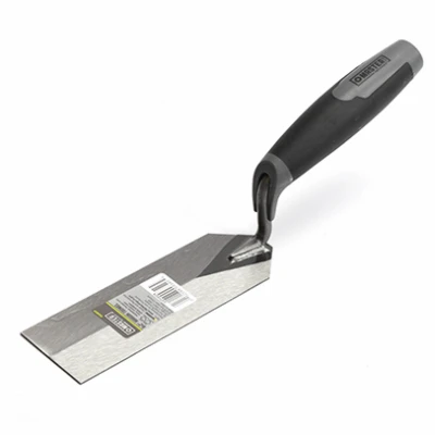 Margin Trowel, 6 X 2 Inches, Carbon Steel Blade With Plastic Handle