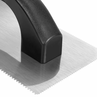Double-Sided Trowel, 12 Inch Blade for Masonry and Plaster Applications