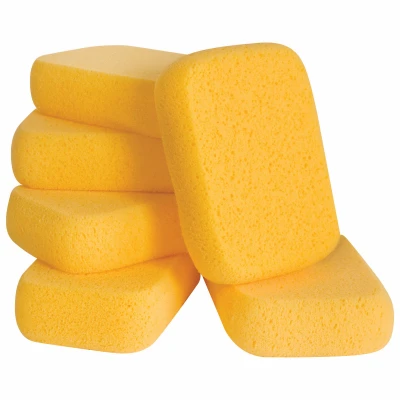 Grout Sponge, Heavy-Duty, 7.5 x 5.5 x 2 In., 6-Pk.