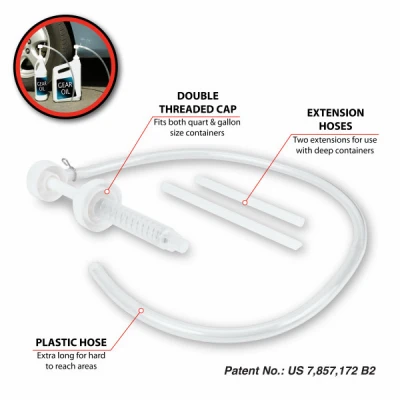 Quart and Gallon Fluid Pump for Efficient Liquid Transfer