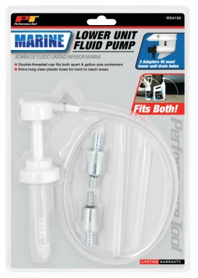 Marine Lower Unit Fluid Pump for Boat Engine Lubrication and Maintenance