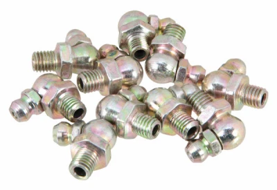 1/4 In. x 28 Grease Fitting, 90-Degree, 10-Pk.