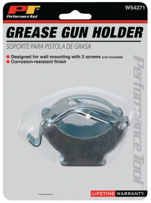 Wall-Mount Grease Gun Holder for Secure Storage and Easy Access