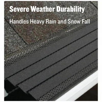 K-Style Gutter Guard, Grey Steel, 3-Ft.