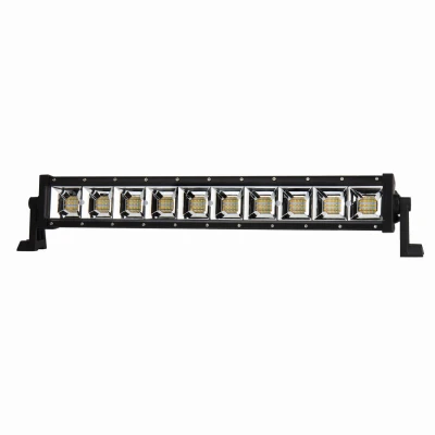 LED Light Bar, Amber & Clear, 21.5-In.