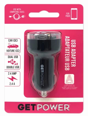 Dual USB Car Charger Adapter