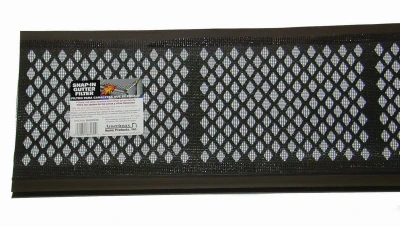 Snap-In Gutter Filter, Brown Vinyl, 3-Ft.