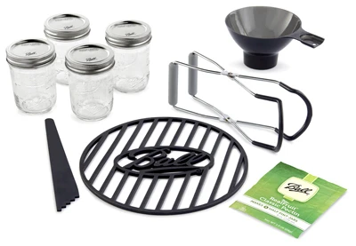 Fresh Preserving Starter Kit (9-piece) With Jars, Tools, And Recipes