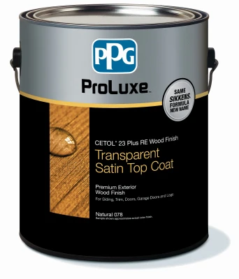 ProLuxe 23 RE Top Coat , Satin Transparent, Natural Oak, 1-Gallon