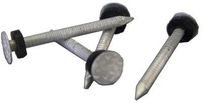Aluminum Nails, Neoprene Washers, 1-3/4 In., 100-Pk.
