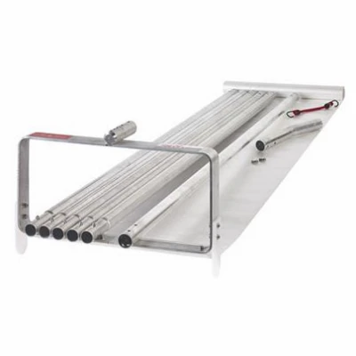 Premium Roof Snow Rake with 18-Inch Blade, 30-Foot Handle, and 9 and 15-Foot Snow Slide Extensions