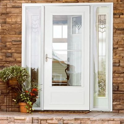 Retractable Screen Storm Door, White, 32 x 81-In.