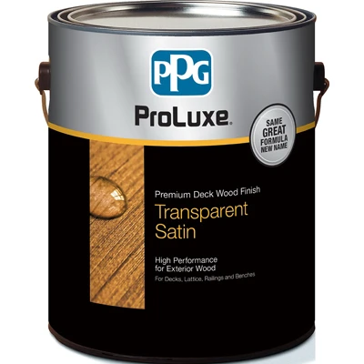 ProLuxe Premium Deck Wood Finish Transparent Satin, Natural, 1-Gallon